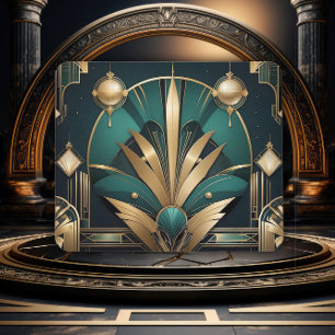 The Gatsby Lines Art Deco Mouse Pad