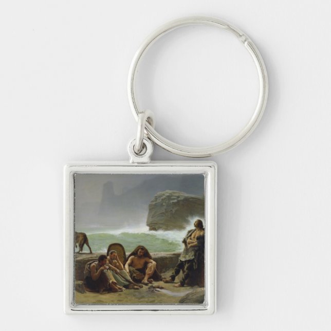 The Gaulish Coastguards, 1888 Key Ring (Front)