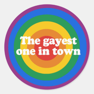 The gayest one in town Bumper Sticker