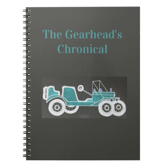 The Gearhead's Chronicle Notebook Journal (Front)