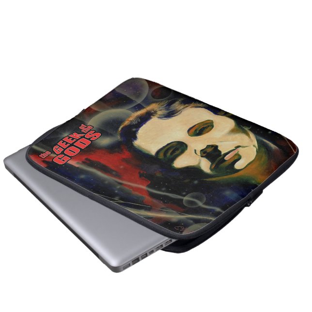 The Geek of the Gods laptop sleeve (Front Bottom)