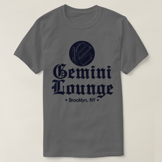 The Gemini Lounge Mafia Club Brooklyn New York T-Shirt (Design Front)