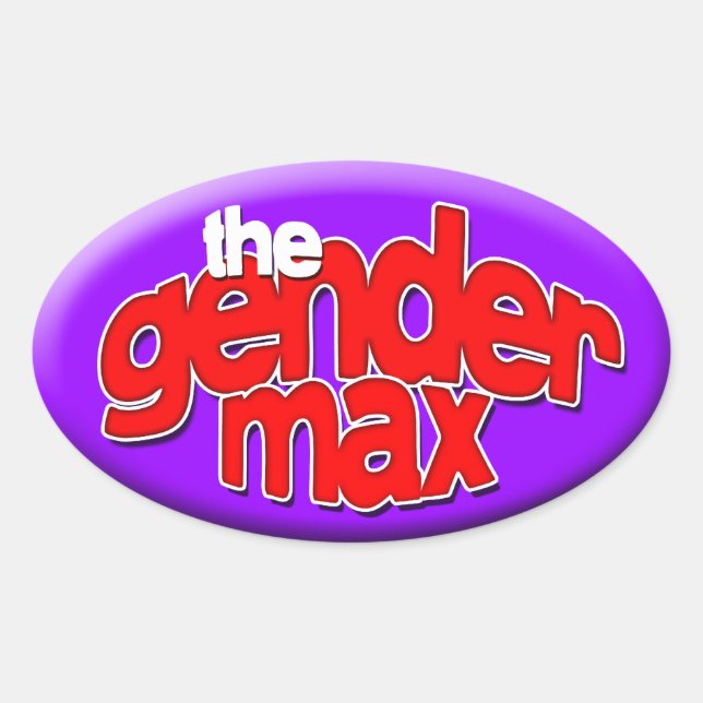 The Gender Max stickers (Front)