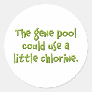 The Gene Pool Classic Round Sticker