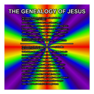 The Genealogy Of Jesus Poster