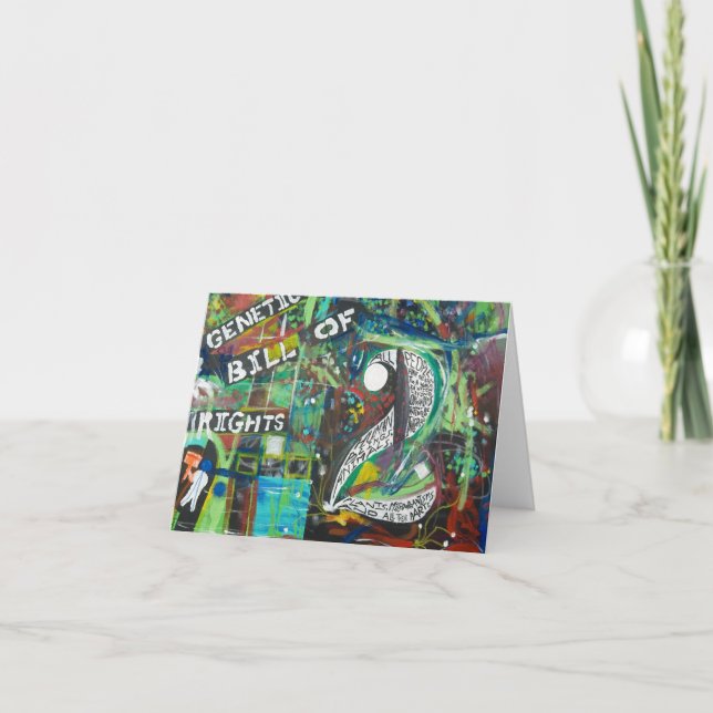 The Genetic Bill of Rights Painting #2 Card (Front)