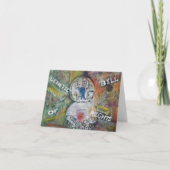 The Genetic Bill of Rights Painting #8 Card (Front)