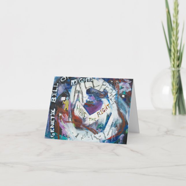 The Genetic Bill of Rights Painting #9 Card (Front)