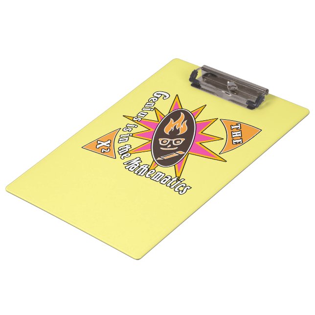 The genius is in the mathematics clipboard (Angled)