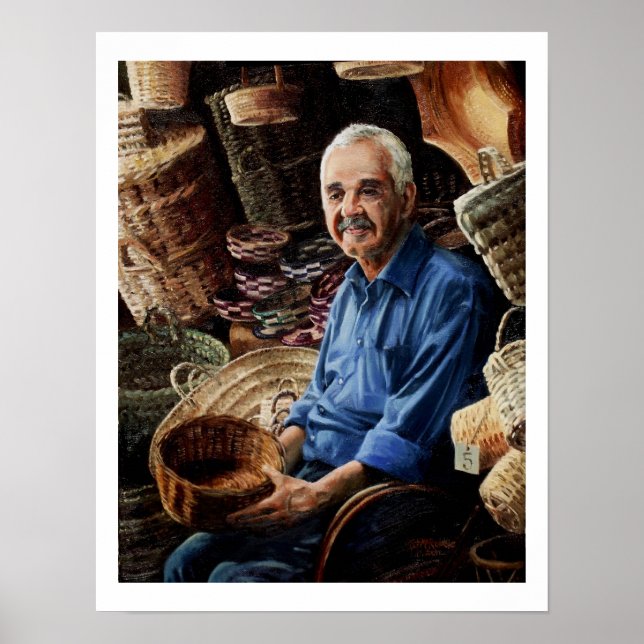 The Gentle Basket Seller - limited poster (Front)