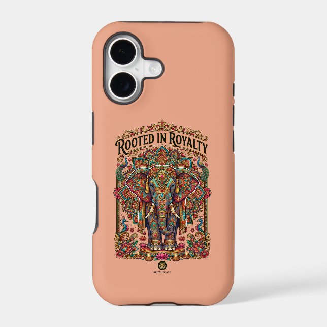 The Gentle Giant: Artistic Elephant Design (Back)