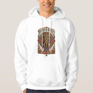 The Gentle Giant: Artistic Elephant Design Hoodie