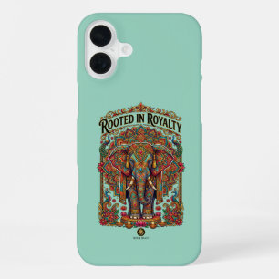 The Gentle Giant: Artistic Elephant Design iPhone 16 Plus Case