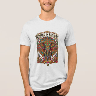 The Gentle Giant: Artistic Elephant Design Tri-Blend Shirt