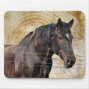The Gentle One, A draught horse Mouse Pad
