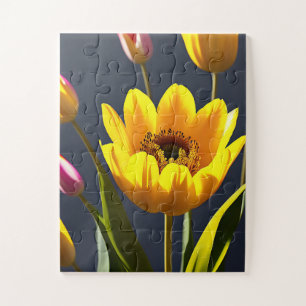 The Gentle Touch Of Tulips, Jigsaw Puzzle