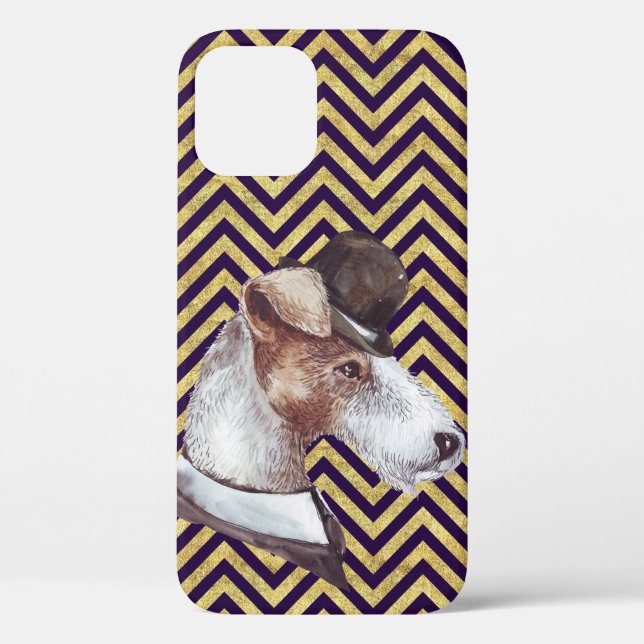 The Gentleman Airedale Case-Mate iPhone Case (Back)