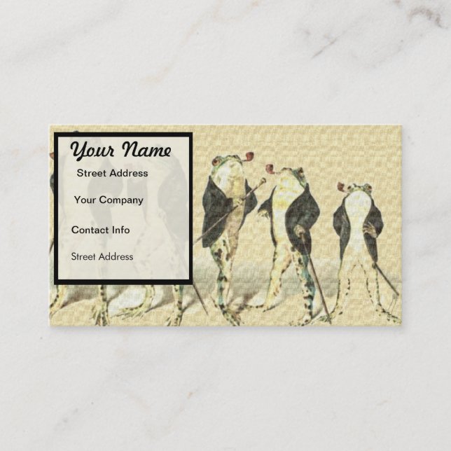 The Gentleman Business Card (Front)