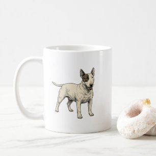 The Gentleman Gladiator – Bull Terrier Spirit Art Coffee Mug