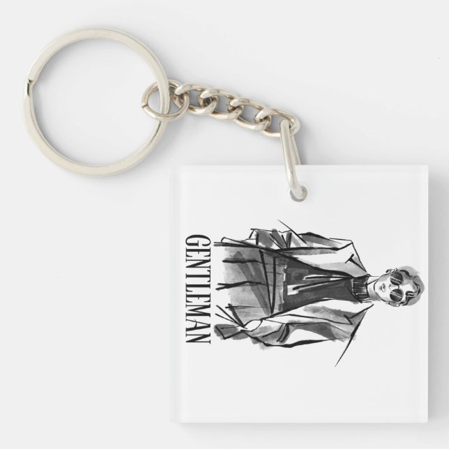 The gentleman  key ring (Front)