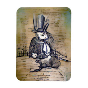 The Gentleman Rabbit Magnet