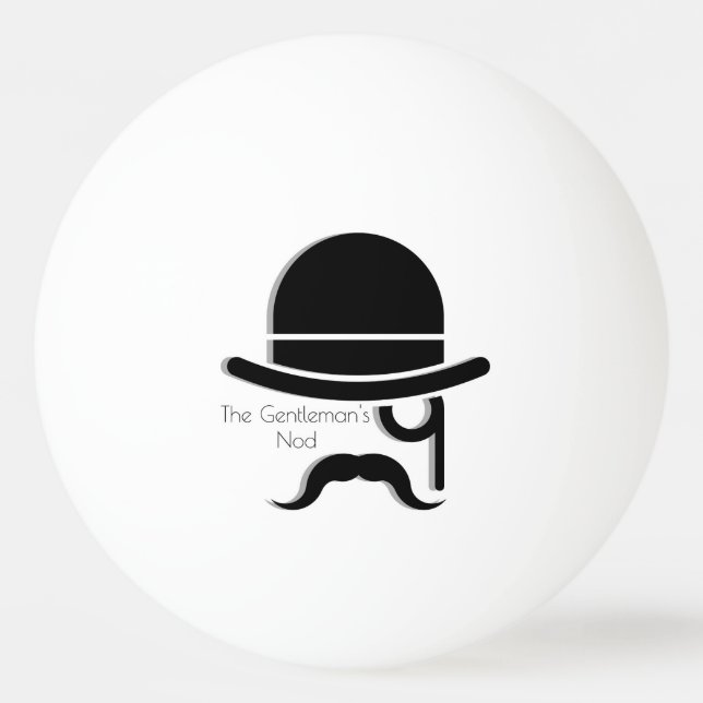 The Gentleman's Nod Ping Pong Ball (Front)