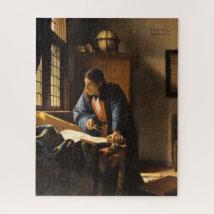 The Geographer by Johannes Vermeer Jigsaw Puzzle
