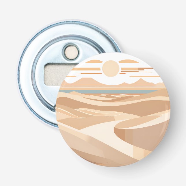 The Geometric Desert Bottle Opener (Front)