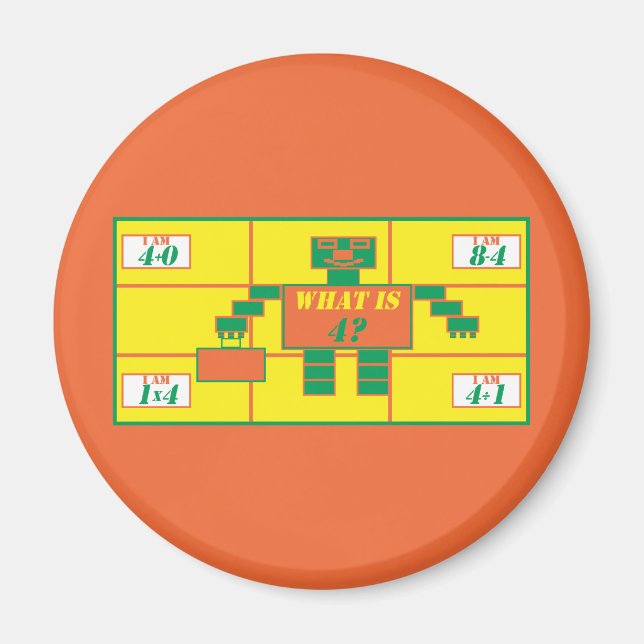 The Geometrics-Magnet-Rectangle-Age 4 Magnet (Front)