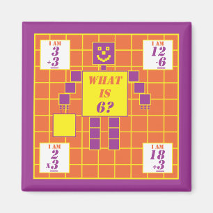 The Geometrics-Magnet-Square-Age 6 Magnet