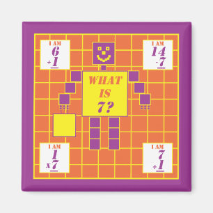 The Geometrics-Magnet-Square-Age 7 Magnet