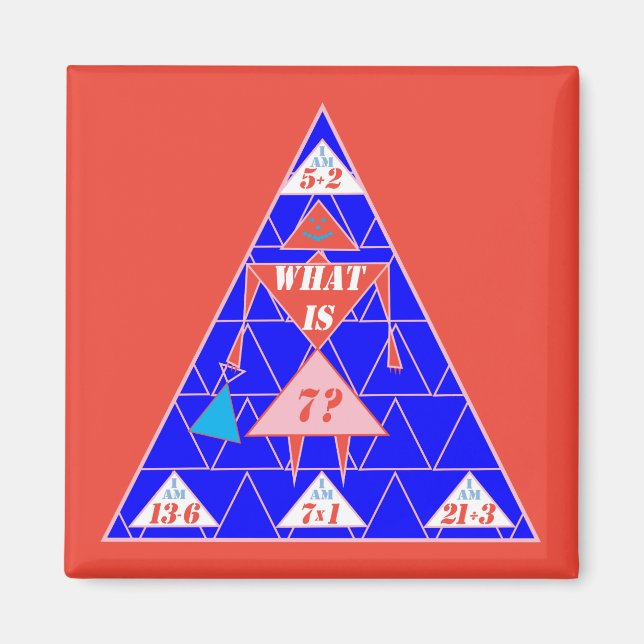 The Geometrics-Magnet-Triangle-Age 7 Magnet (Front)