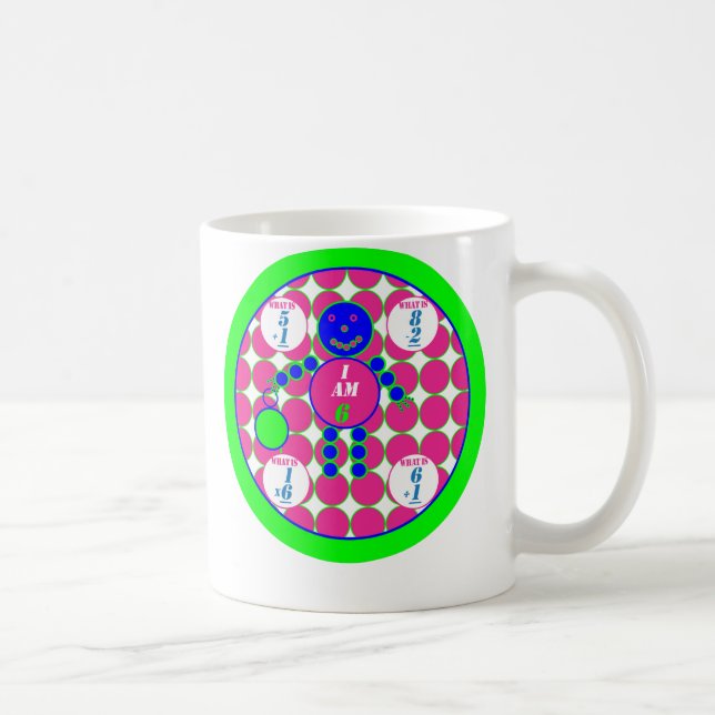 The Geometrics-Mug-Circle-Age 6 Coffee Mug (Right)