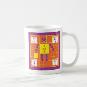 The Geometrics-Mug-Square-Age 6 Coffee Mug