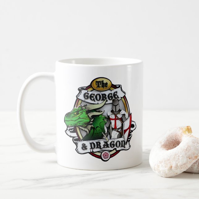 The George And Dragon Mug (With Donut)