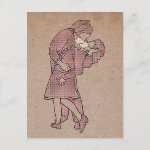 The Germ-Free Kiss Postcard