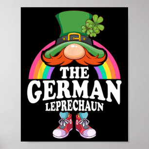 The German Leprechaun St Patricks Day Costume Poster