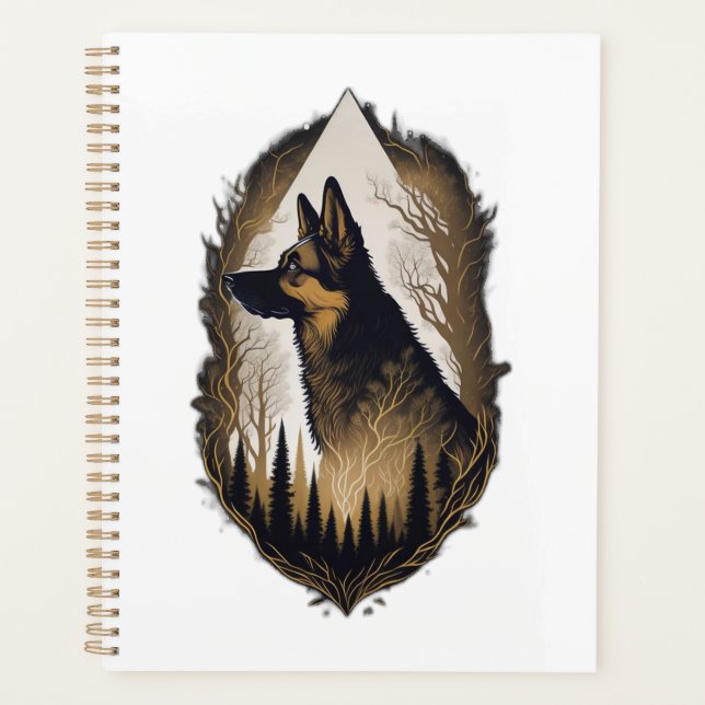 The German Shepherd 003 Planner (Front)