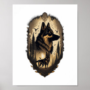 The German Shepherd 005  Poster