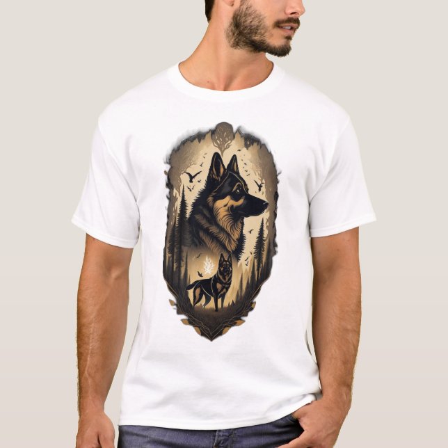 The German Shepherd 005  T-Shirt (Front)