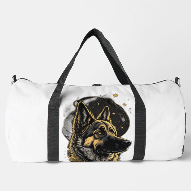 The German Shepherd 007 Duffle Bag (Front)