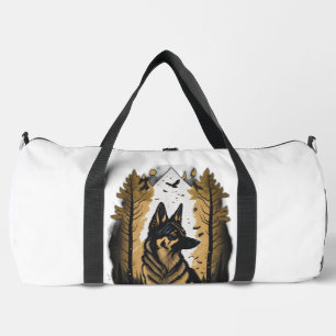 The German Shepherd 009 Duffle Bag