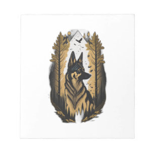 The German Shepherd 009 Notepad