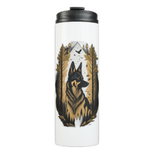 The German Shepherd 009 Thermal Tumbler
