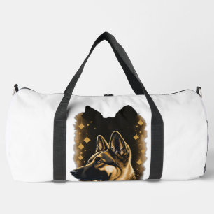 The German Shepherd 011  Duffle Bag