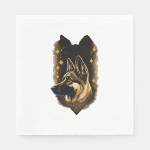 The German Shepherd 013 Napkin