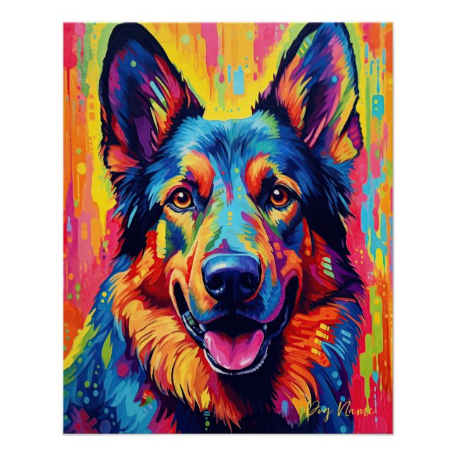 The German Shepherd Dog 001 - Zetton Ziana Poster (Front)