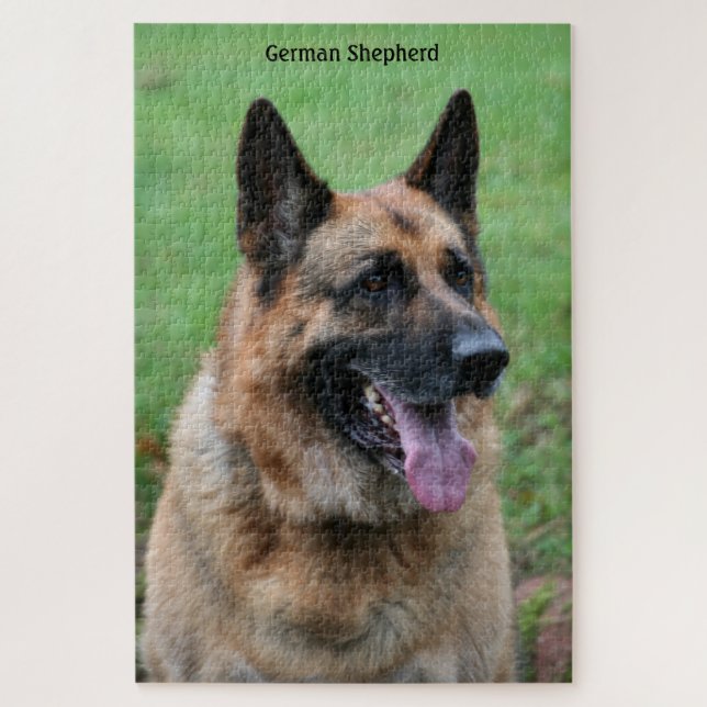 The German Shepherd Dog Jigsaw Puzzle (Vertical)