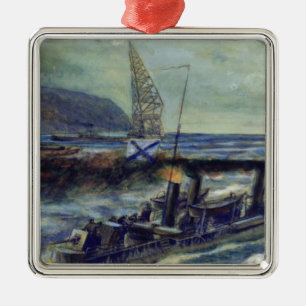 The German u-boat U 56 sunk by Grozovoi Metal Ornament