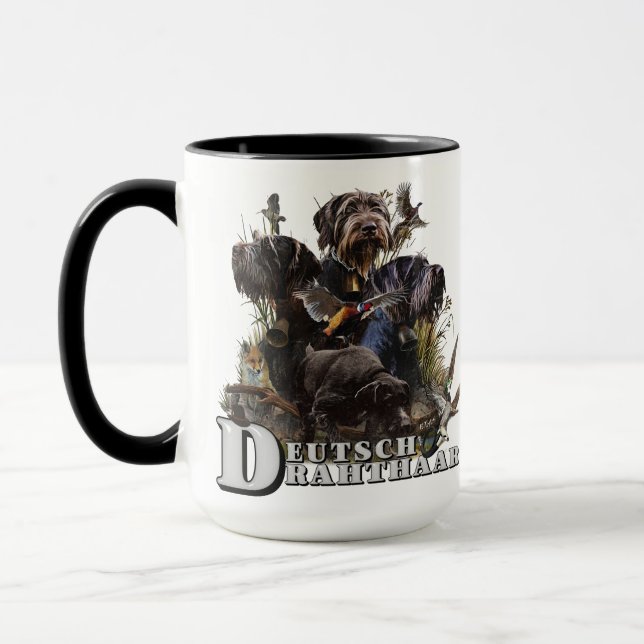 The German Wirehaired Pointer Mug (Left)
